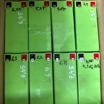 Аккумуляторные батареи, б/у