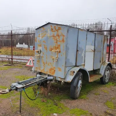 Прицеп тракторный 2ПТС-4М 887Б с дизельной электростанцией АД100-Т400, г/н 5256УУ/18, 2009 г.в.