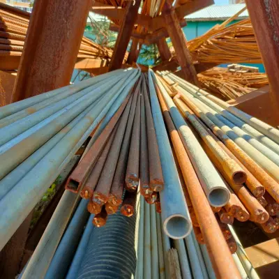 Лежалый металлопрокат - сталь круглая, прутки (единый лот)