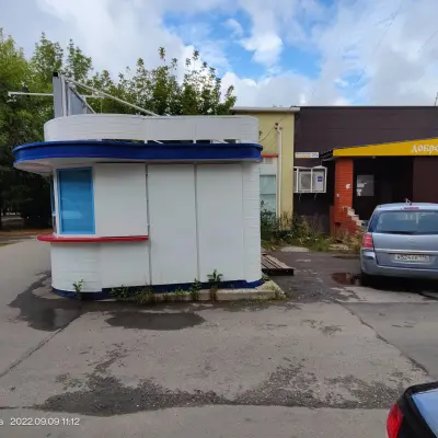 Киоск металлический «ИЖМОЛОКО» г. Ижевск ул. Молодежная 59