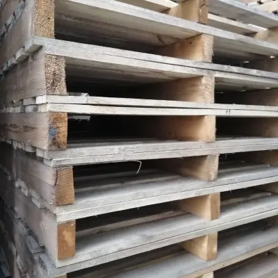 Поддон деревянный двухнастильный 1200х1000мм б/у