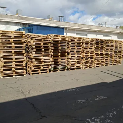 Поддоны деревянные 1200*800 1-2 сорт (лом и целые)