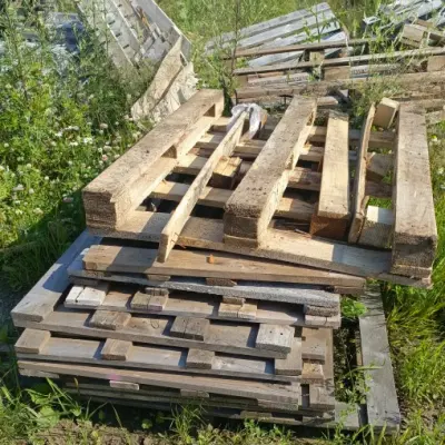 Деревянные поддоны б/у лом, разного размера (стандарт/нестандарт) в Пермском крае