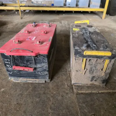 Аккумуляторы б/у (с неслитым электролитом)