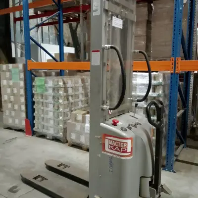 Штабелер ручной гидравлический с электродвигателем вил Tisel SES 1535, 2016 г.в.