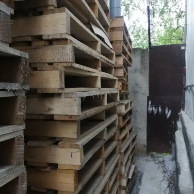 Поддон деревянный двухнастильный 1200х1000мм б/у