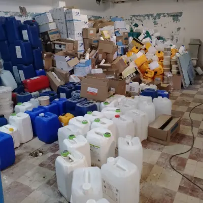 Отходы полиэтиленовой тары (канистры, бочки из-под ветпрепаратов)