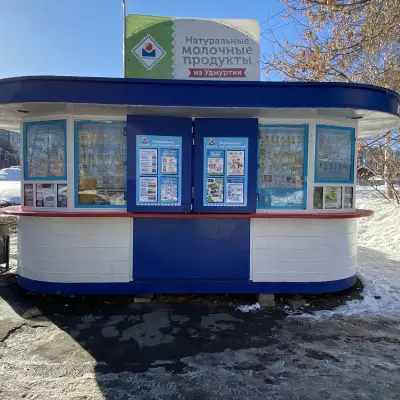 Киоски металлические «ИЖМОЛОКО» - 2 шт