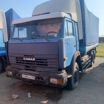 Грузовой бортовой автомобиль КАМАЗ-53215-15, г/н Р290ХС59, 2009 г.в.