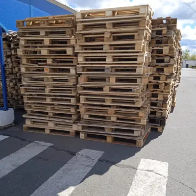 Поддоны деревянные 1200*800 1-2 сорт (лом и целые)