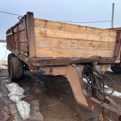 Полуприцеп тракторный 1 ПТС-9 г/н 0768УУ18, 1990 г.в.