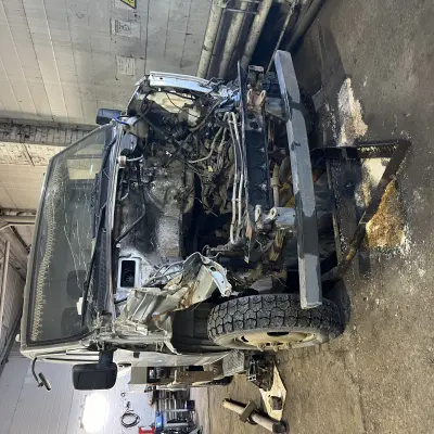 Автомобиль после ДТП ГАЗ-С41R13 цистерной гос.№ Е136НС18, 2018 г.в.