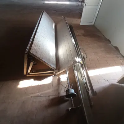 Ворота подъемные ручные б/у