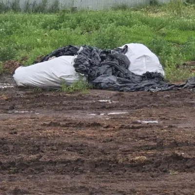 Отходы пленки полиэтилена и изделий из нее незагрязненные (отработанная силасная пленка)