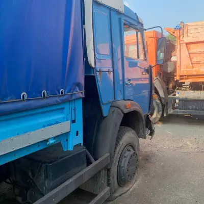 Грузовой бортовой автомобиль КАМАЗ-65117, г/н К528АА159, 2007 г.в.