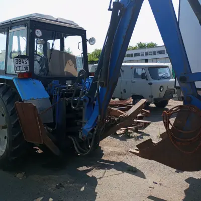 Экскаватор-погрузчик «Елазовец» ЭП-2626Е на базе МТЗ 82.1 г/н УТ3843, 2007 г.в.