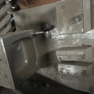 Комплектующие части для линии убоя свиней фирмы ЕМФ, 2006 г.в.