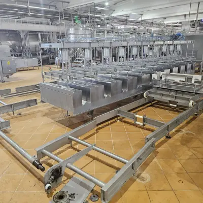 Автоматизированная линия с автономной мойкой для производства молочных продуктов ALPMA