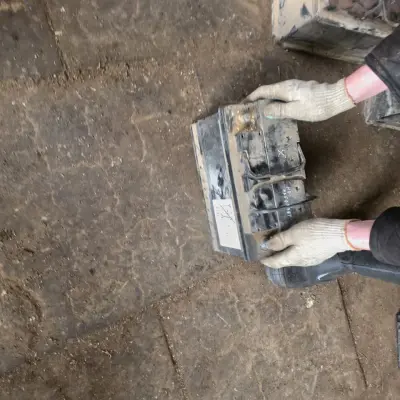 Аккумуляторы б/у (с неслитым электролитом)