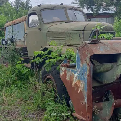 Шнекороторный снегоочиститель Д-470 машин на шасси ЗиЛ-157