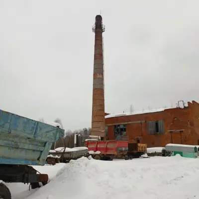 Производство работ  по сносу (демонтажу) дымовой трубы.