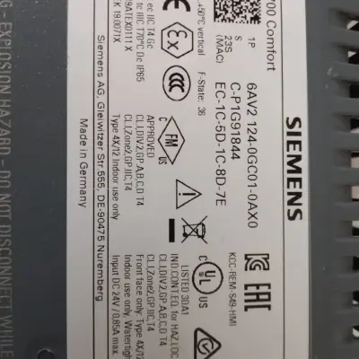 Панель управления и контроллер SIEMENS