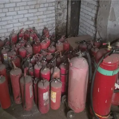 Огнетушители порошковые, б/у