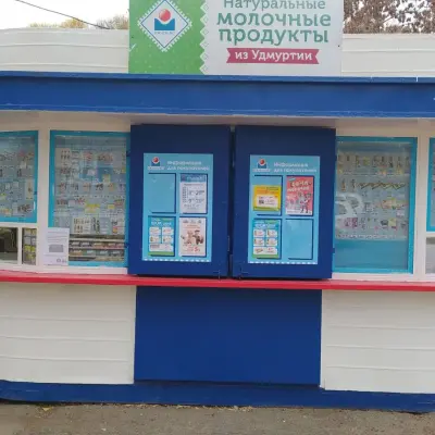 Киоски металлические «ИЖМОЛОКО» - 2 шт