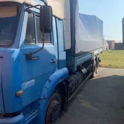 Грузовой бортовой автомобиль КАМАЗ-65117, г/н К528АА159, 2007 г.в.