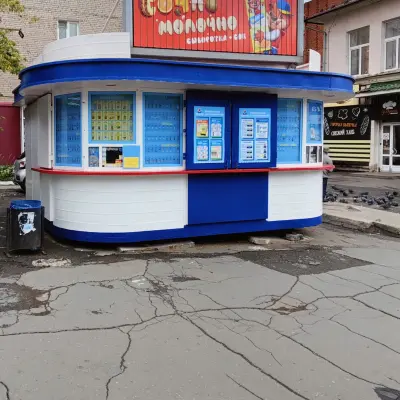 Киоск металлический «ИЖМОЛОКО» г. Ижевск ул. Воровского, 170
