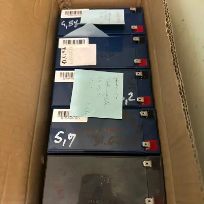 Аккумуляторные батареи, б/у