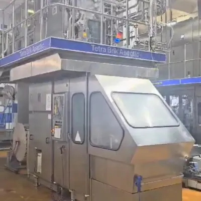 Линия розлива ТБА 8 Тетра Пак 1000 Sq розлив молока или сока в асептическую упаковку (комплект)