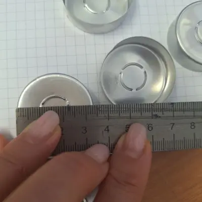 Колпачок медицинский алюминиевый типа К-3-34