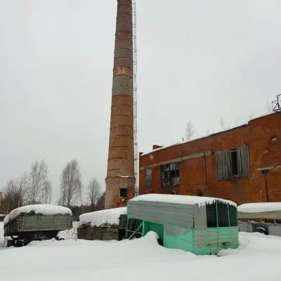 Производство работ  по сносу (демонтажу) дымовой трубы.