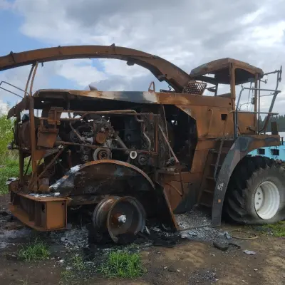 Жатка кукурузная Kemper Champion 4500 + кормоуборочный комбайн марка РСМ-1401, гос. номер 5329 УС/18