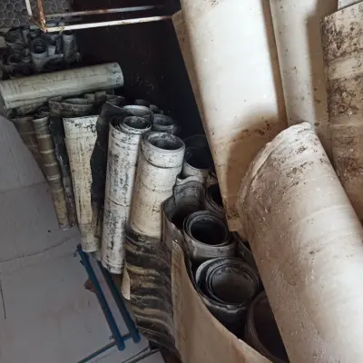 Отходы полимеров - ленты пометоудаления (г. Глазов)