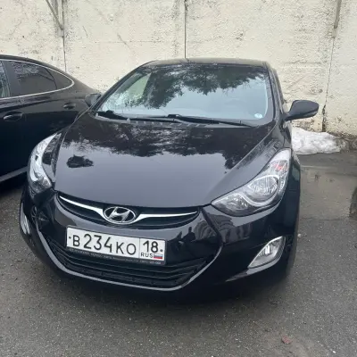 Автомобиль HYUNDAI ELANTRA 1.6 AКПП г/н В234КО18, 2011 г.в.