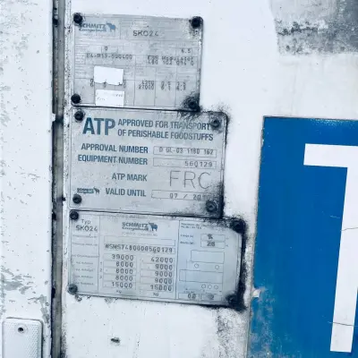 Полуприцеп SCHMITZ SKO 24, рефрижератор, г/н АН 8778/59,  2004 г.в.