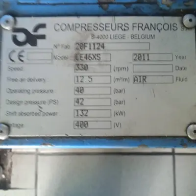 Запчасти для компрессора Atelier Francois CE46XS