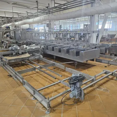 Автоматизированная линия с автономной мойкой для производства молочных продуктов ALPMA