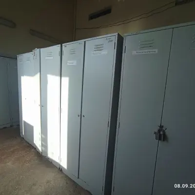 Шкафы металлические 2-х секционные 1860х800х500мм