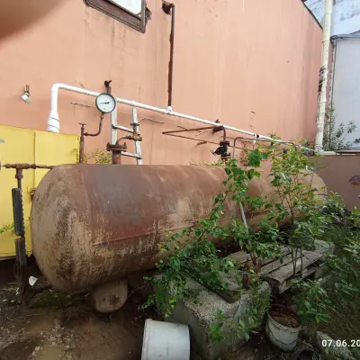 Ресивер для обработанного  масла,  V=3,41куб.м.