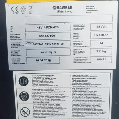 Батареи аккумуляторные б/у hawker 48V