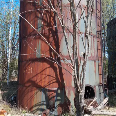Лом черных металлов (демонтаж резервуаров из-под мазута в Пермском крае)