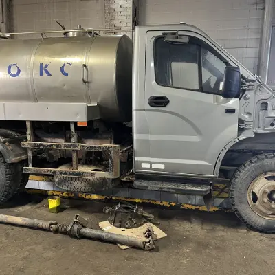 Автомобиль после ДТП ГАЗ-С41R13 цистерной гос.№ Е136НС18, 2018 г.в.