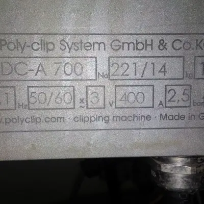 Клипсатор автоматический PDC-A700 Poly-Clip, 2014 г.в.