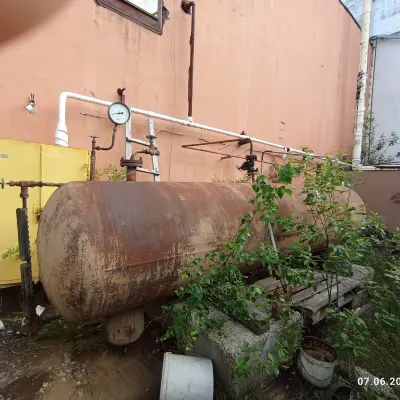 Ресивер для обработанного  масла,  V=3,41куб.м.